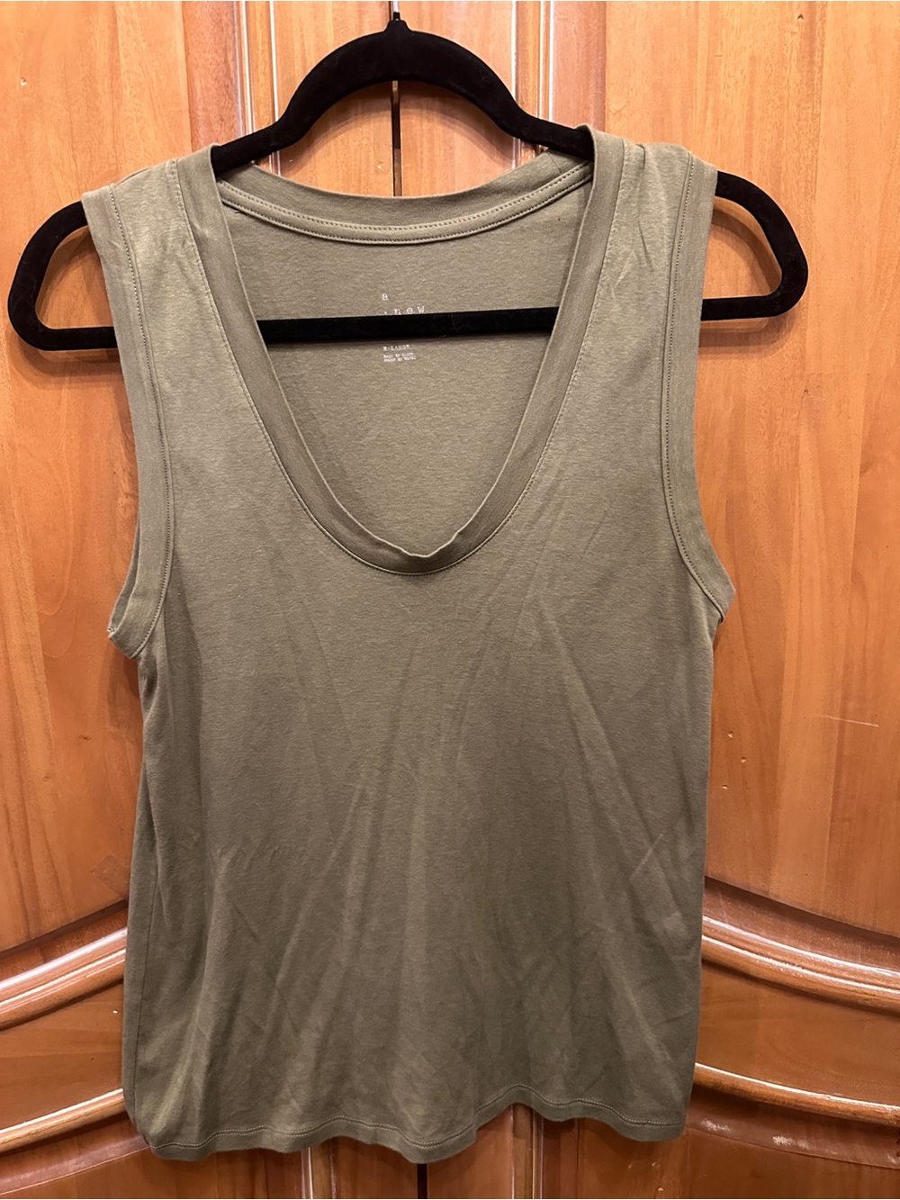 Target Olive Green Scoop Neck Tank Top